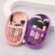 Kit 10 mini pincéis para Maquiagem com estojo