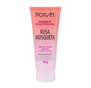 SABONETE FACIAL HIDRATANTE ROSA MOSQUETA 100G PORAN